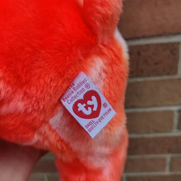 Large Retired TY Tangerine Beanie Baby - Picture 4 of 4